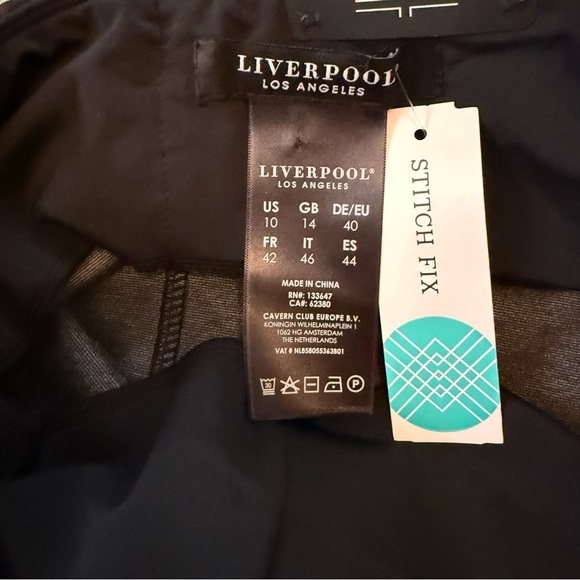 NWT Liverpool “Bia” Knit Brown Leopard Pencil Skirt Size 10 - Picture 5 of 11